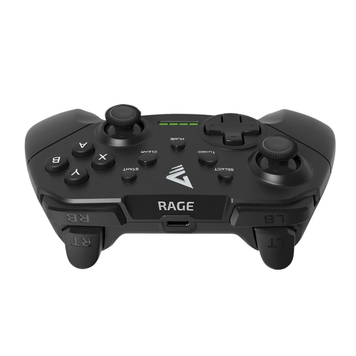 dwa analogi triggery i przyciski kontrolera SAVIO RAGE WIRELESS